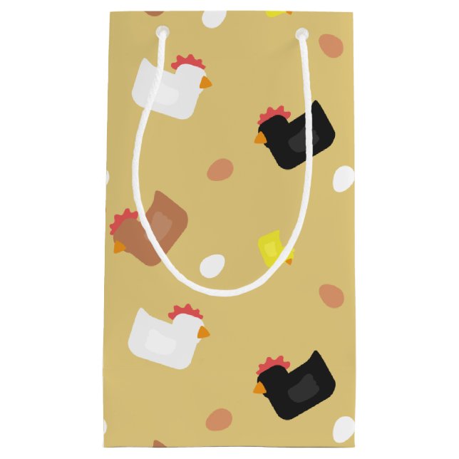 Bolsa De Regalo Pequeña Cluck Cluck (Anverso)