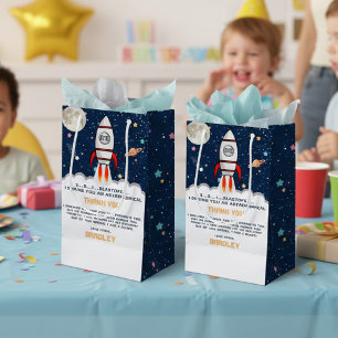 Bolsa De Regalo Pequeña Cohete astronauta Espacio Ultraterrestre Primer cu