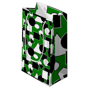 Bolsa De Regalo Pequeña Collage de Green Bauhaus