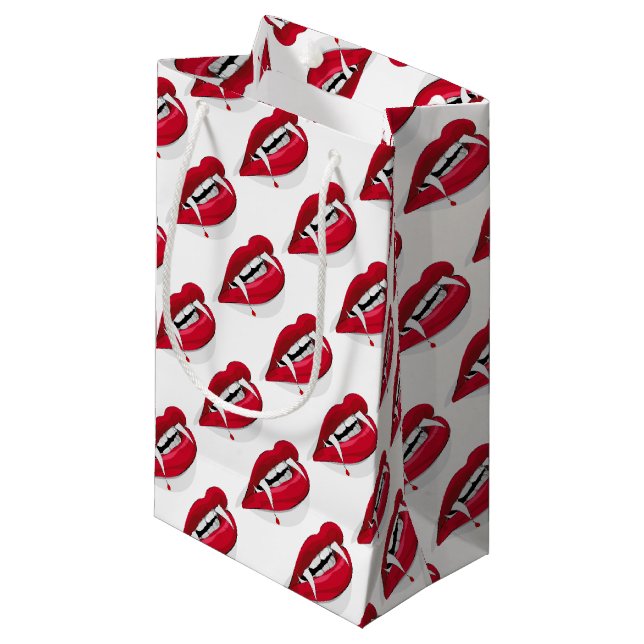 Bolsa De Regalo Pequeña Colmillos de vampiro (Angulo Anverso)