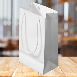 Bolsa De Regalo Pequeña Color sólido blanco puro