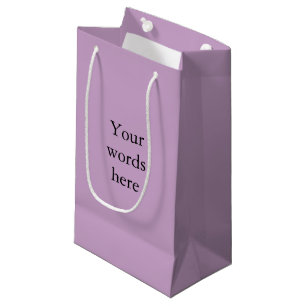 Bolsa De Regalo Pequeña Color sólido lilac personalizado