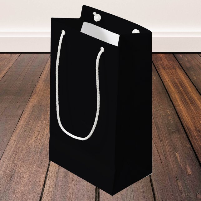 Bolsa De Regalo Pequeña Color sólido negro (Subido por el creador)
