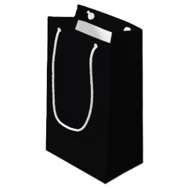 Bolsa De Regalo Pequeña Color sólido negro