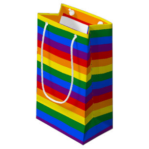 Bolsa De Regalo Pequeña COLORES DE BANDERA DE RAINBOW + tus ideas