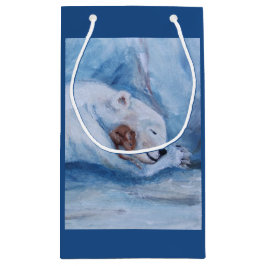 Bolsa De Regalo Pequeña Compinches durmientes oso y ratón