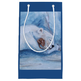 Bolsa De Regalo Pequeña Compinches durmientes oso y ratón