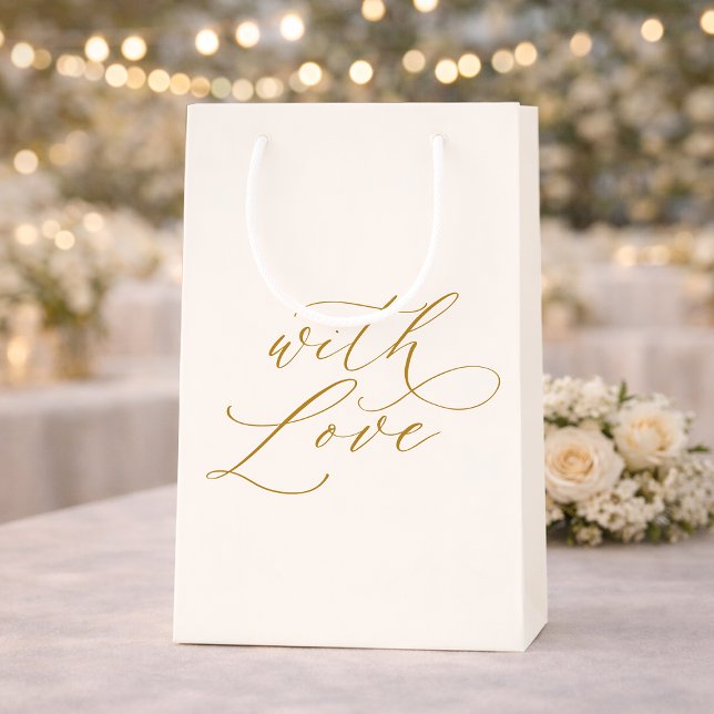 Bolsa De Regalo Pequeña Con Amor Elegante Boda (Subido por el creador)