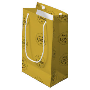 Bolsa de regalo pequeña con patrón de logotipo per