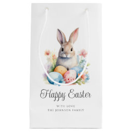 Bolsa De Regalo Pequeña Conejito Lindo Feliz Pascua