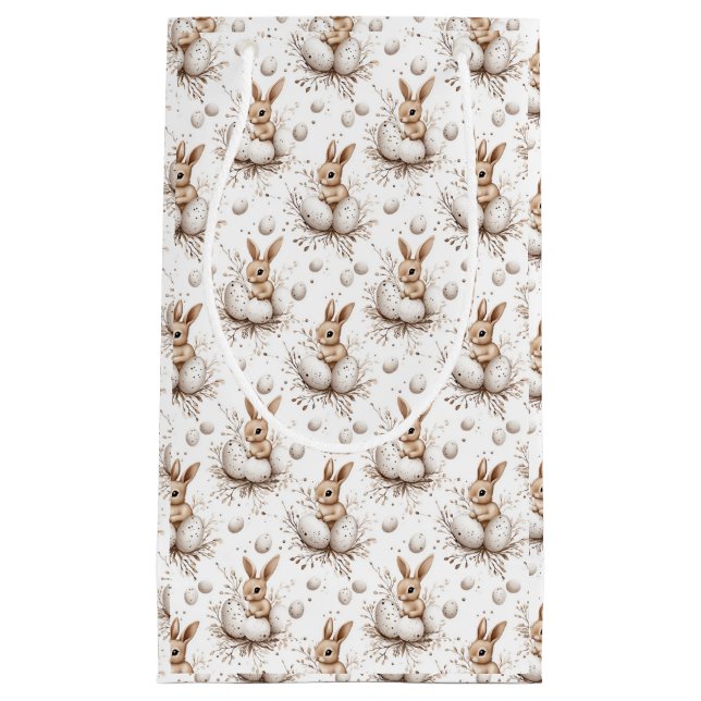 Bolsa De Regalo Pequeña Conejo de Pascua (Anverso)