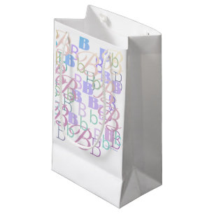 Bolsa De Regalo Pequeña Confeti de Letras "B"