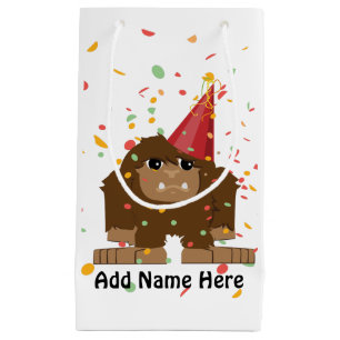 Bolsa De Regalo Pequeña Confetti Fiesta Sasquatch Bigfoot