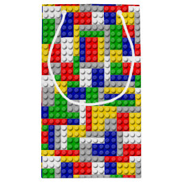 Bolsa De Regalo Pequeña Construir Blocks Primarios de color Cumpleaños/Fie