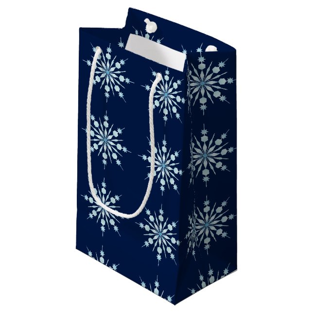 Bolsa De Regalo Pequeña Copo de nieve (Angulo Anverso)