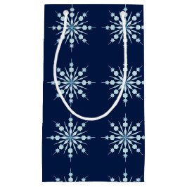 Bolsa De Regalo Pequeña Copos de nieve