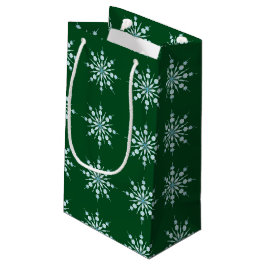 Bolsa De Regalo Pequeña Copos de nieve