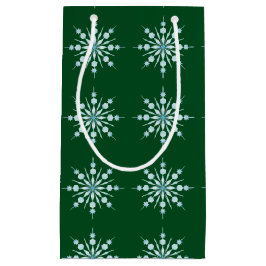 Bolsa De Regalo Pequeña Copos de nieve