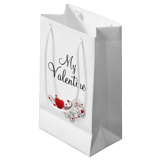 Bolsa De Regalo Pequeña Corazón desplazado (Angulo Anverso)