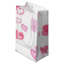 Bolsa De Regalo Pequeña Corazones