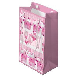 Bolsa De Regalo Pequeña Corazones rosados