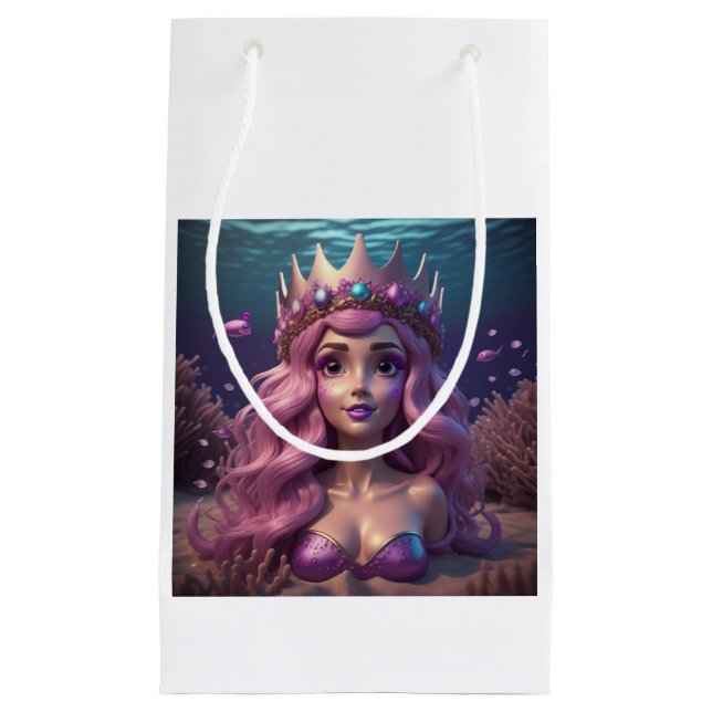 Bolsa De Regalo Pequeña Corona de sirenas (Anverso)