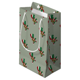 Bolsa De Regalo Pequeña Corredora de tortugas navidades