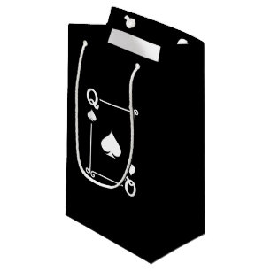 Bolsa De Regalo Pequeña Correspondencia de picos de reina con tarjetas de 