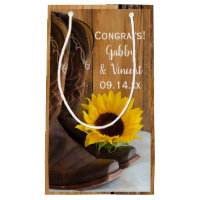Country Sunflower felicita al Boda occidental