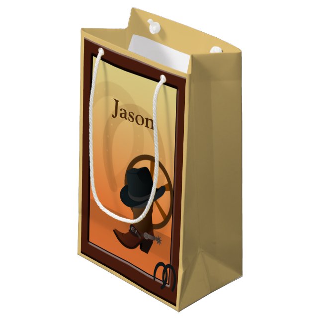 Bolsa De Regalo Pequeña Cowboy SGB (Angulo Anverso)