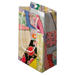 Bolsa De Regalo Pequeña Crazy Quilt
