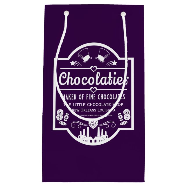 Bolsa De Regalo Pequeña Creador de Chocolatero (Anverso)