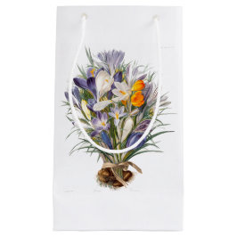Bolsa De Regalo Pequeña Crocus Spring Flower Botanical Floral Art