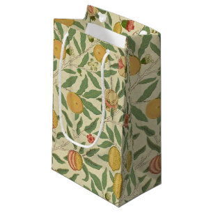 Bolsa De Regalo Pequeña Cuatro frutas, William Morris pequeña bolsa de reg