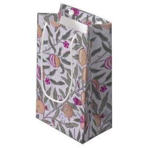 Bolsa De Regalo Pequeña Cuatro frutas, William Morris pequeña bolsa de reg