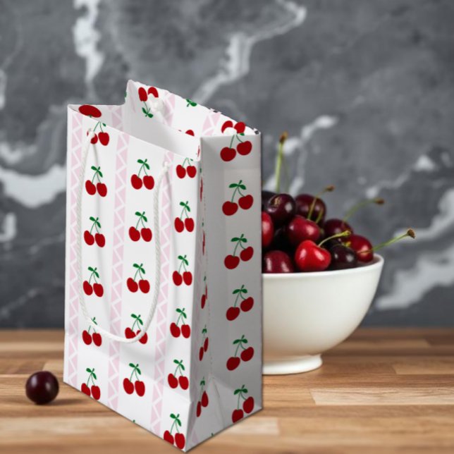Bolsa De Regalo Pequeña Cumpleaños Cherry Sweet (Subido por el creador)
