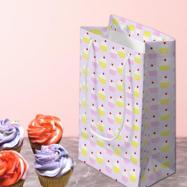 Bolsa De Regalo Pequeña Cumpleaños de Hornear Cupcake (Subido por el creador)