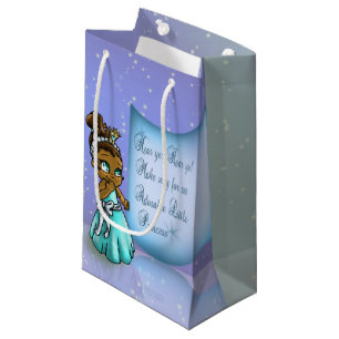 Bolsa De Regalo Pequeña Cumpleaños de la princesa negra