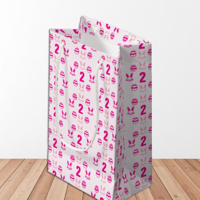Bolsa De Regalo Pequeña Cumpleaños de Pascua rosa 2 (Subido por el creador)