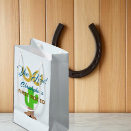 Bolsa De Regalo Pequeña Cumpleaños de Rodeo de Vaquero Occidental