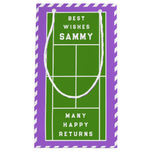 Bolsa De Regalo Pequeña Cumpleaños del Tenis