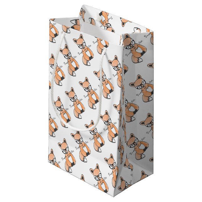 Bolsa De Regalo Pequeña Curte Smart Fox (Angulo Anverso)