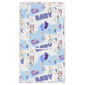Bolsa De Regalo Pequeña Cute Baby Shower Gift Bag