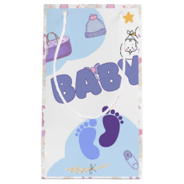 Bolsa De Regalo Pequeña Cute Baby Shower Gift Bag