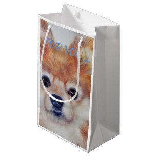 BOLSA DE REGALO PEQUEÑA CUTE GOLDEN POMERANIAN