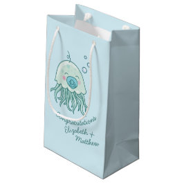 Bolsa De Regalo Pequeña Cute Jellyfish Baby Shower Kawaii Blue Boy