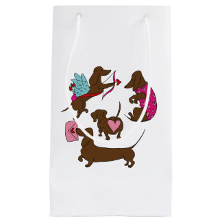 BOLSA DE REGALO PEQUEÑA DACHSHUNDS CUPID
