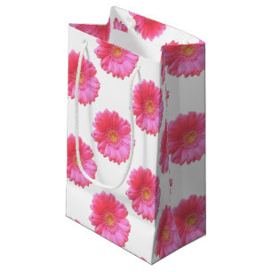 Bolsa De Regalo Pequeña Daisy gerbera rosada