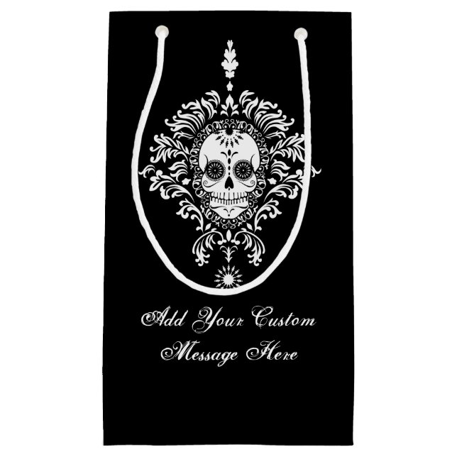 Bolsa De Regalo Pequeña Damasco muerto - bolso de encargo del regalo del (Anverso)