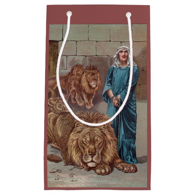 Bolsa De Regalo Pequeña Daniel en la guarida del león (Anverso)